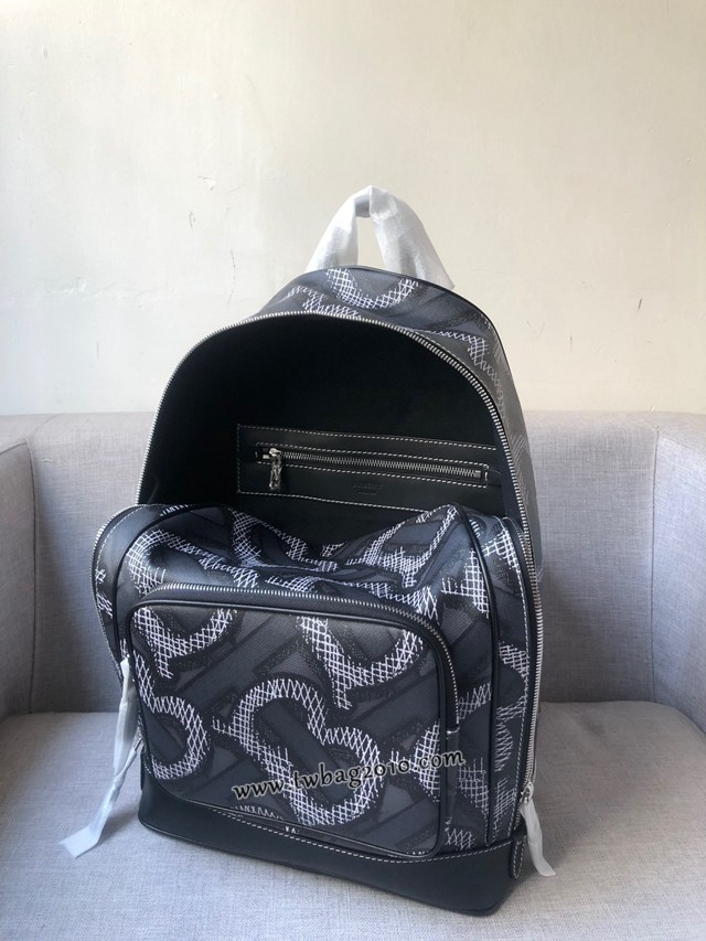Burberry專門店新款印花背包 巴寶莉男士雙肩包大書包 yxb1069